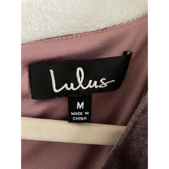 Lulus Dusty Purple Velvet Sleeveless Maxi Dress Medium - Picture 7 of 11